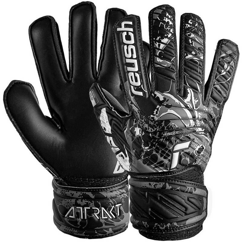 Reusch Attrakt Solid Finger Support Junior Torwarthandschuhe Kinder