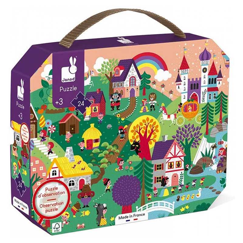 Puzzle observation les contes 24 pièces