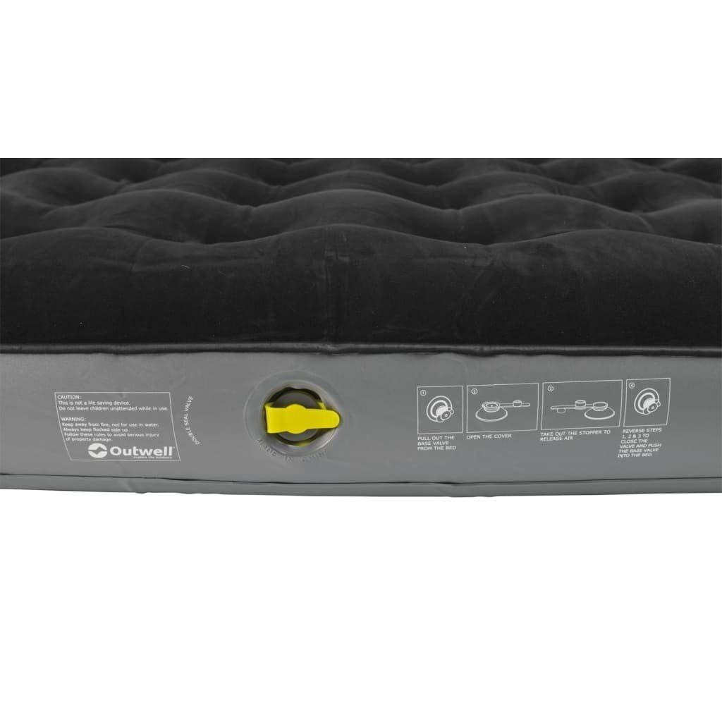 Outwell Luftbett Luftmatratze Classic Single Schwarz & Grau