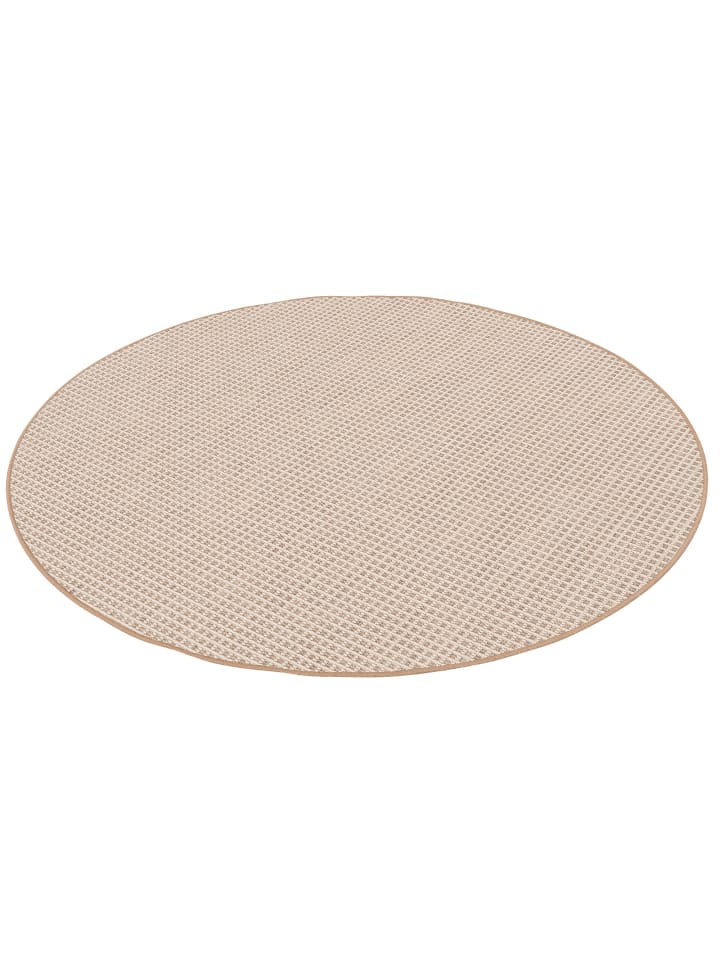 Snapstyle In & Outdoor Teppich Oslo Trend Rund in Beige günstig kaufen