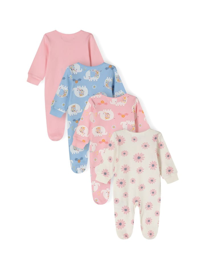Minoti 4er. Set: Strampler 24babypack5 in hellpink günstig kaufen