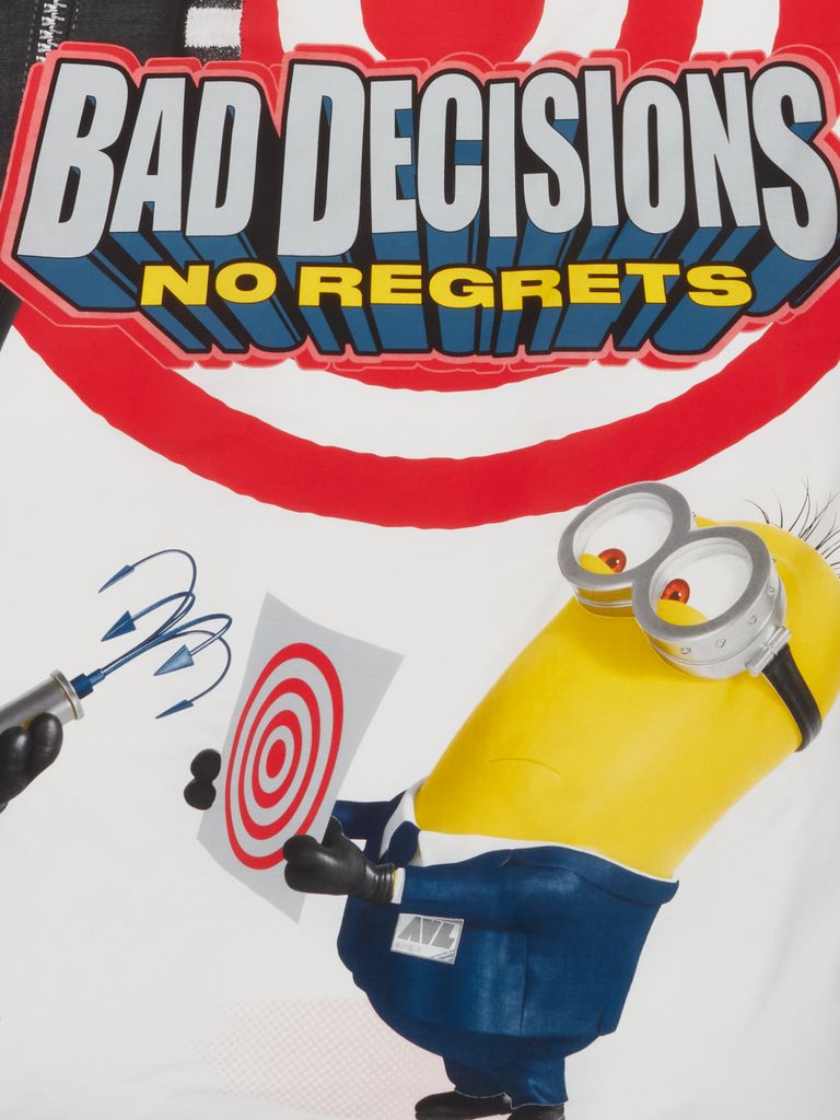 Minions-Bettwäscheset 140x200 weiß
