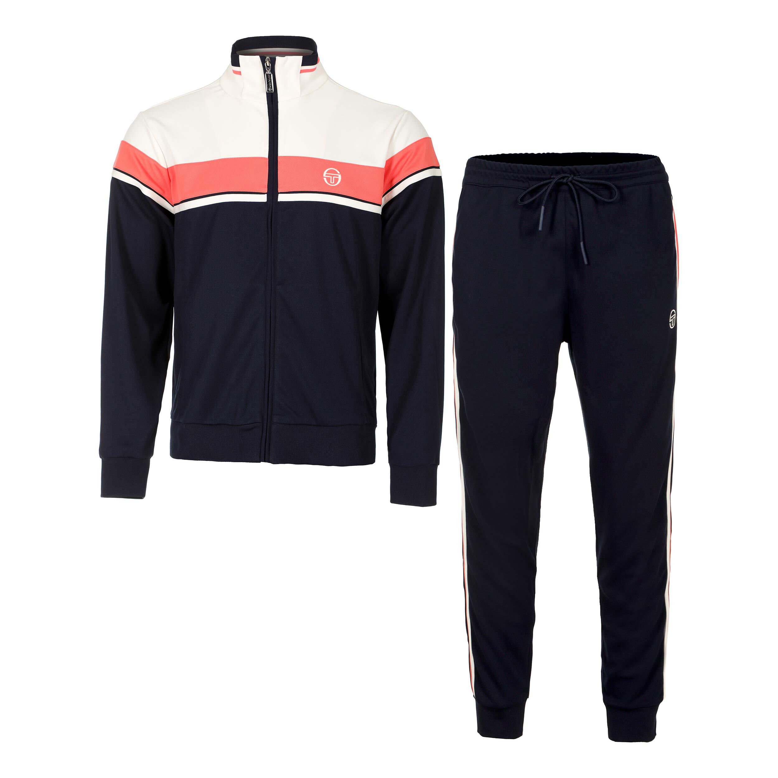 Damarindo Trainingsanzug Herren - Dunkelblau, Creme