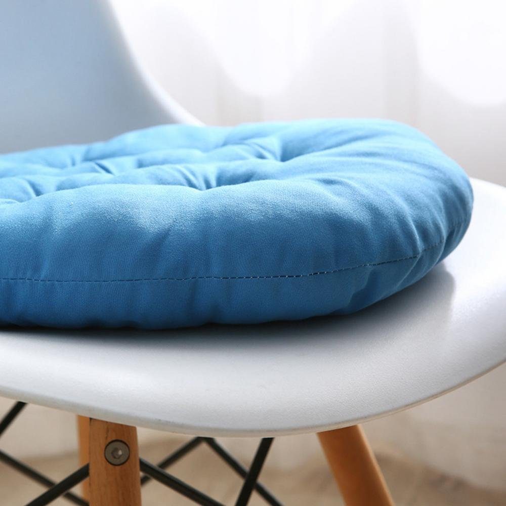 Blusmart Sitzkissen 40*40cm 45*45cm 50*50cm Stuhlkissen rund, Tisch- und Stuhlauflagen für den Innen- und Außenbereich