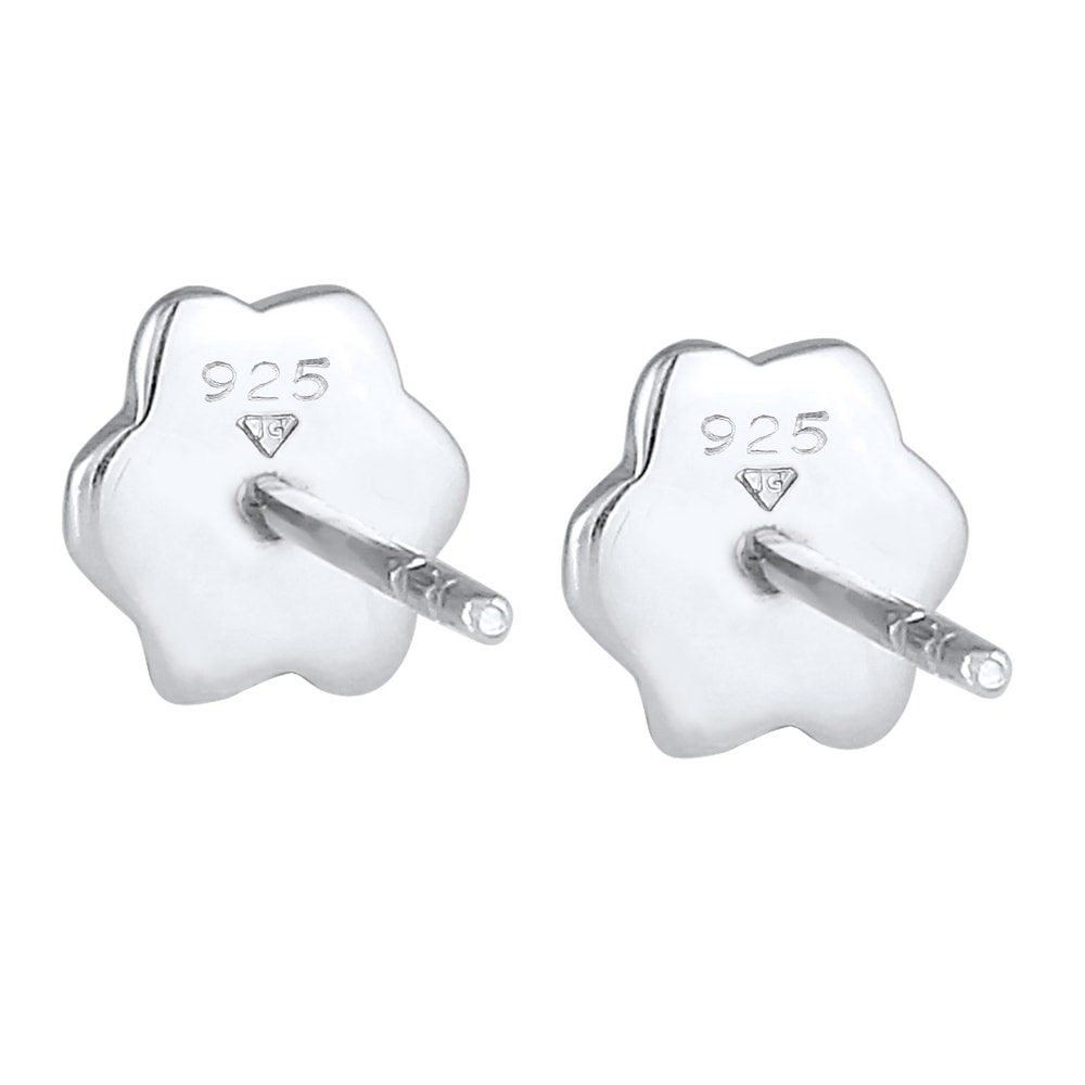 Elli Elli Boucles d'Oreilles Femmes Clous d'oreilles Patte Chien Chat avec Cristaux en Boucles d'oreilles