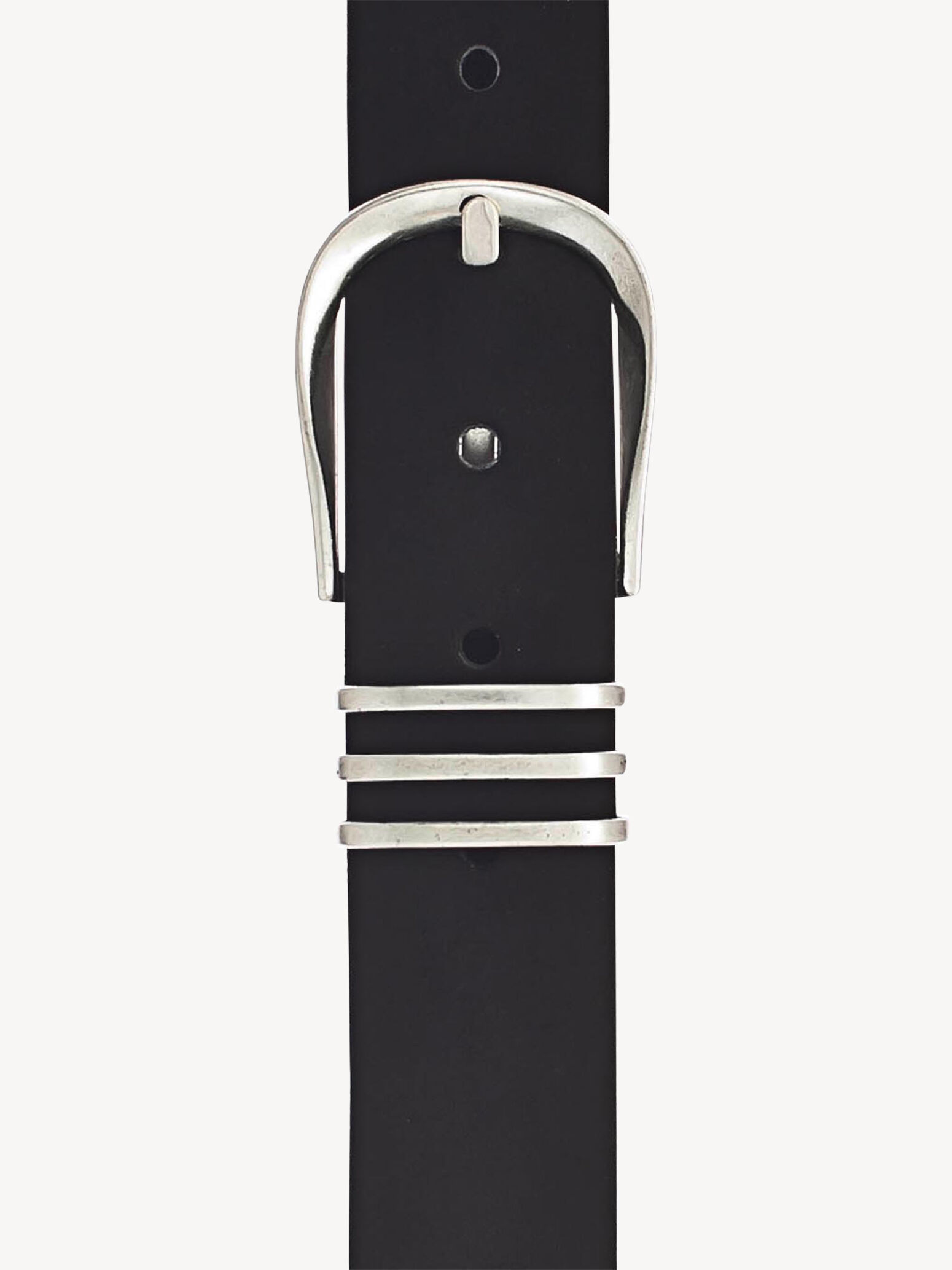 Ceinture en cuir - noir