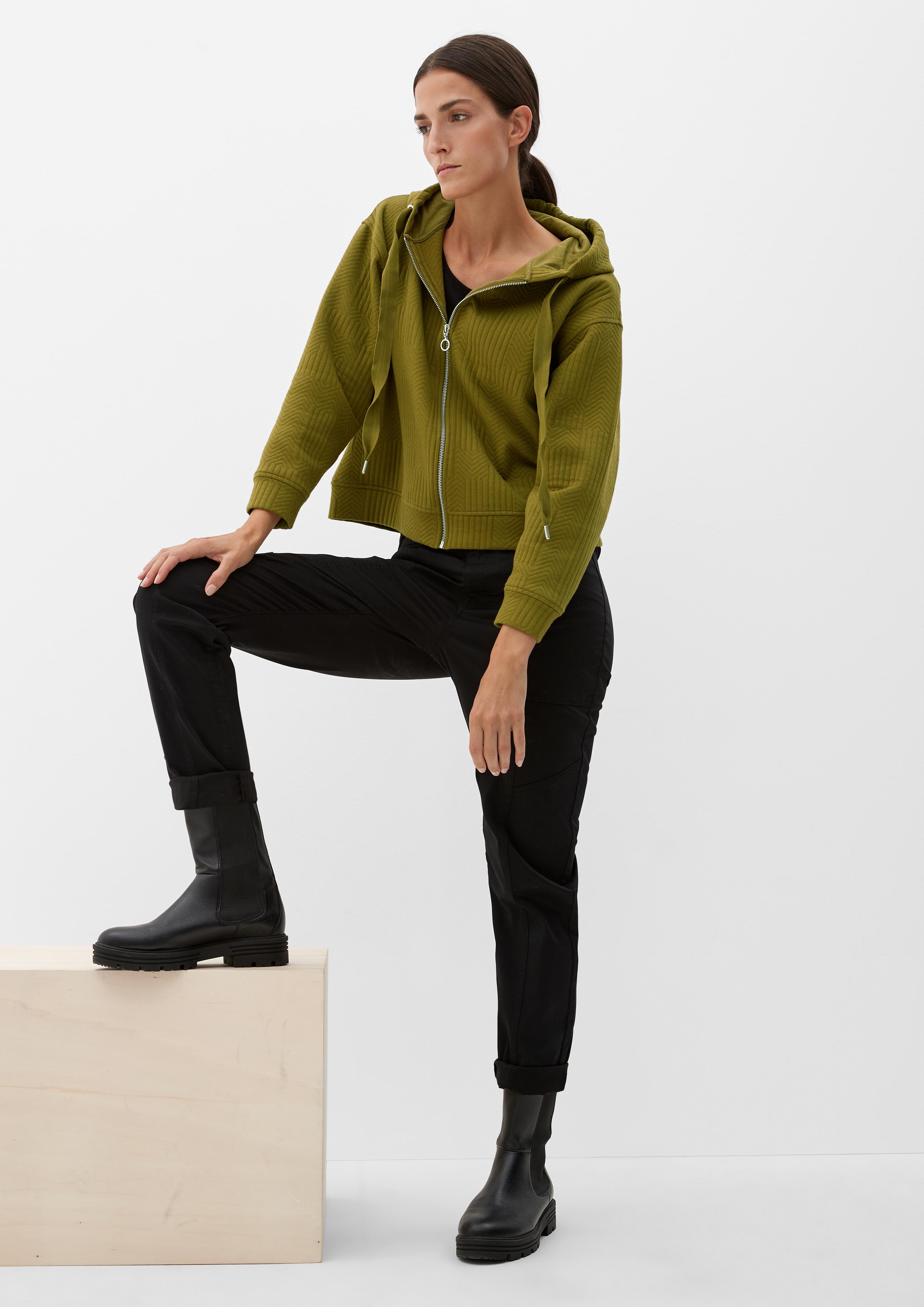 Sweatjacke mit Struktur  2121719-7734