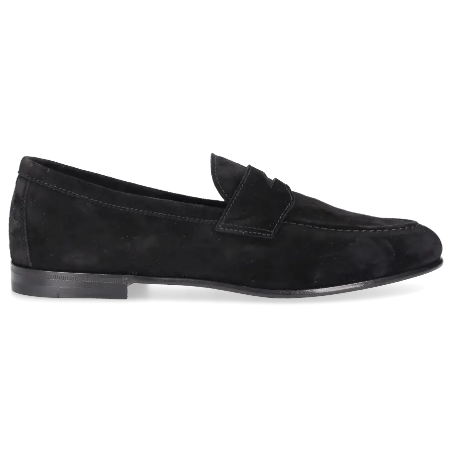 Henderson - Loafer 74400 Veloursleder - schwarz