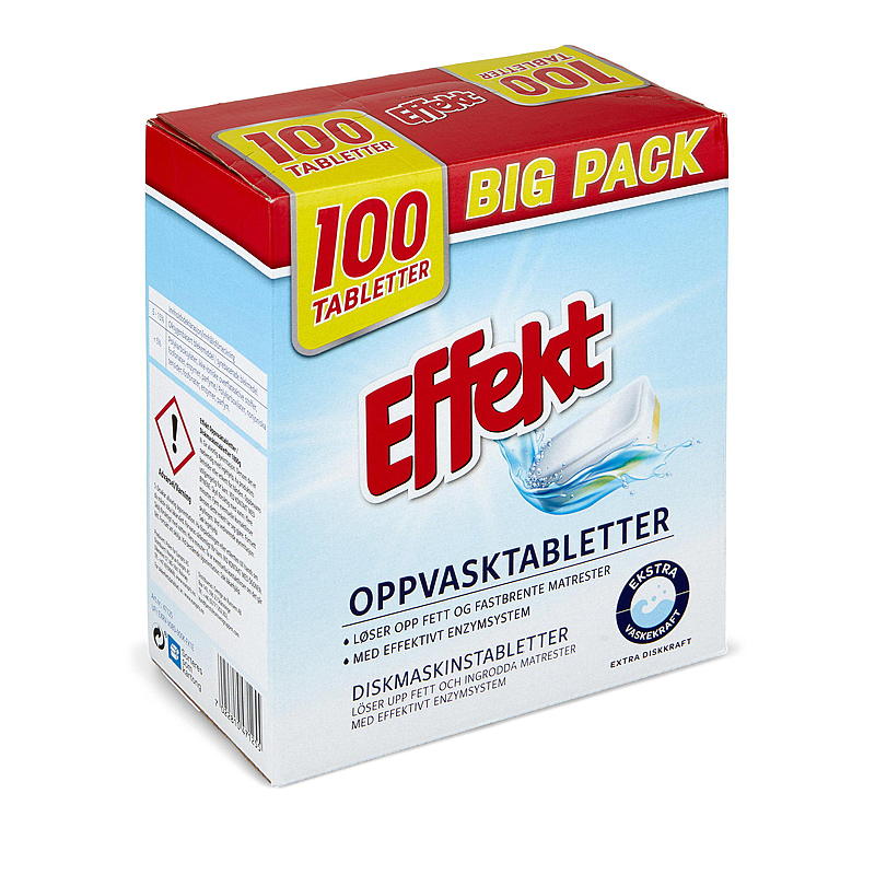 Effekt Maskinoppvask 100 tabl Effekt
