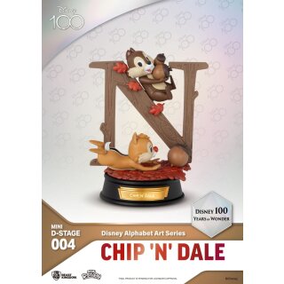 Disney Mini Diorama Stage Statuen 6-er Pack 100 Years of Wonder-Disney Alphabet Art 10 cm