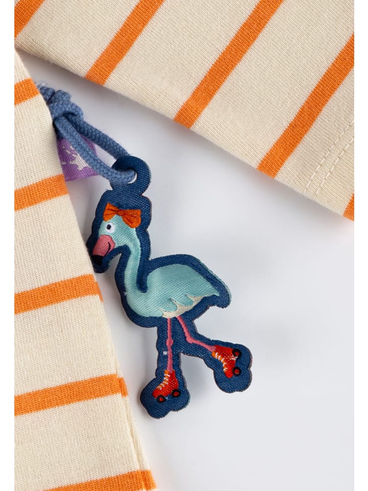 Sigikid Langarmshirt Wild Flamingo in creme/orange günstig kaufen
