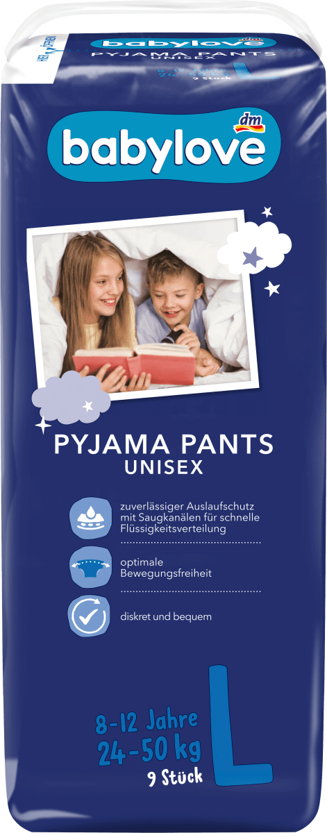 Pyjama Pants Gr. L, 8-12 Jahre (24-50 kg), 9 St