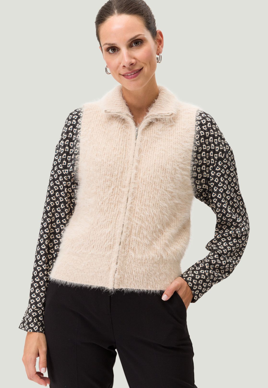 Strickweste flauschige Optik