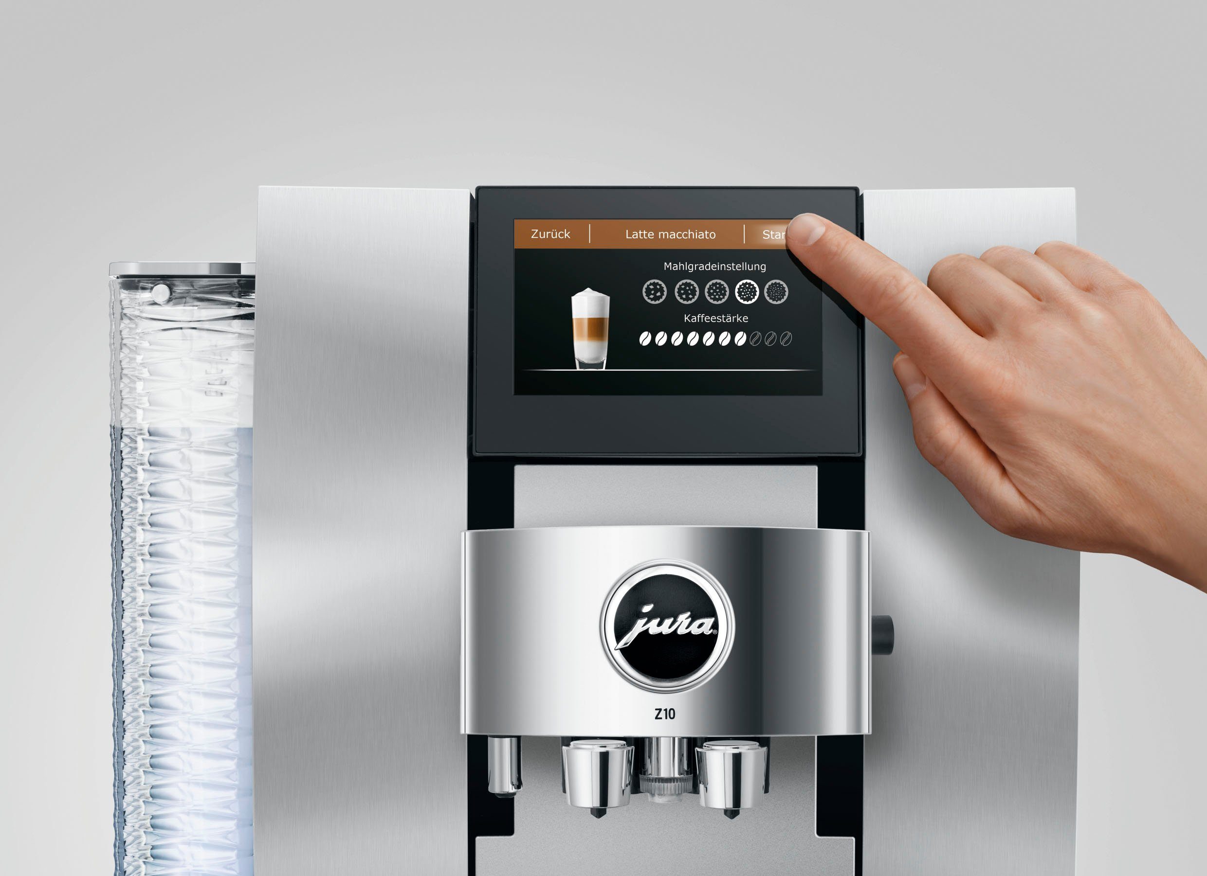 JURA Kaffeevollautomat 15348 Z10 Aluminium White (EA)