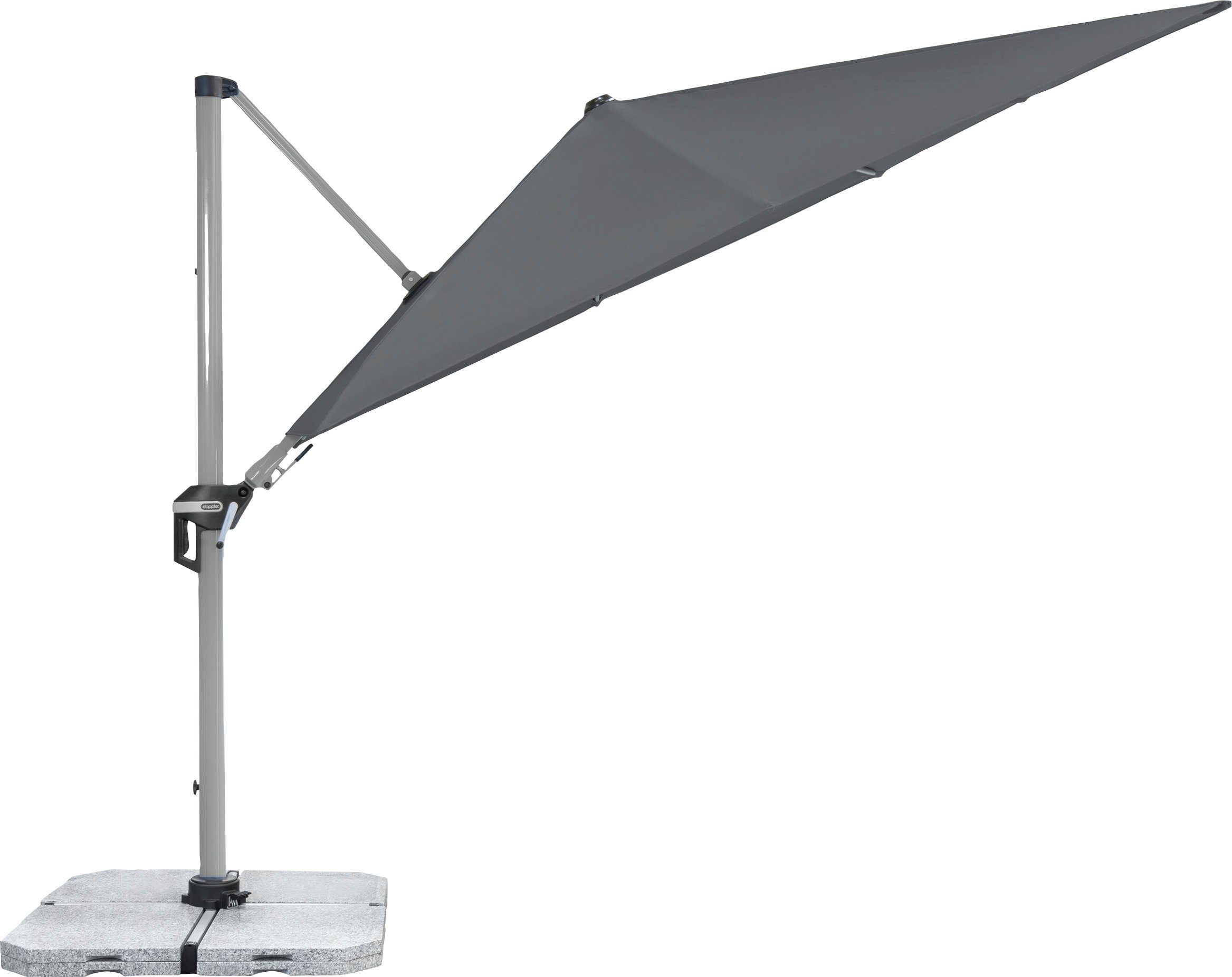 doppler® Ampelschirm Active Pendel, UV-beständig, Maße: 350x260 cm