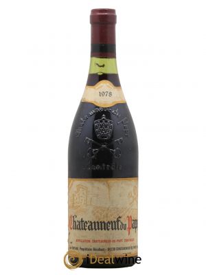 Châteauneuf-du-Pape Domaine Bois de Boursan (Domaine) Jean et Jean-Paul Versino  1978 - Lot de 1 Bouteille