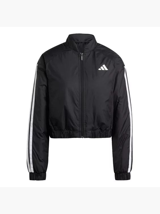 adidas Essentials 3-Streifen Insulated Crop Bomberjacke