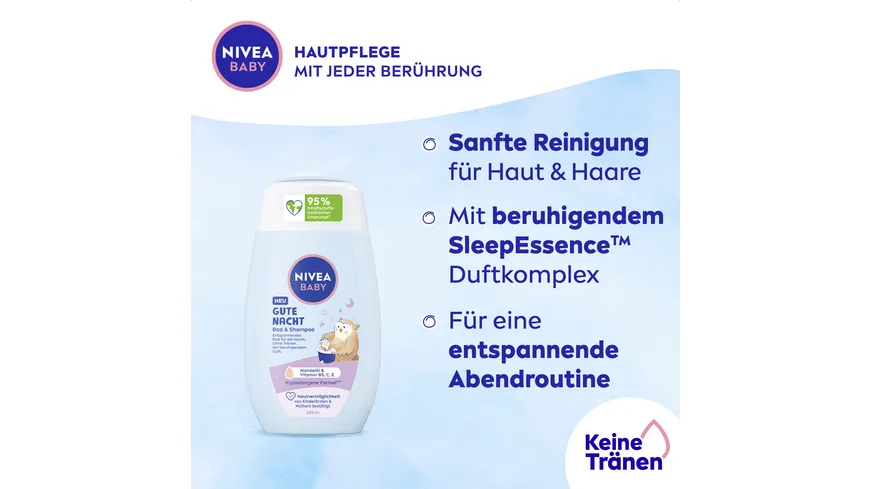 Nivea Baby Gute Nacht Bad & Shampoo 200 ml