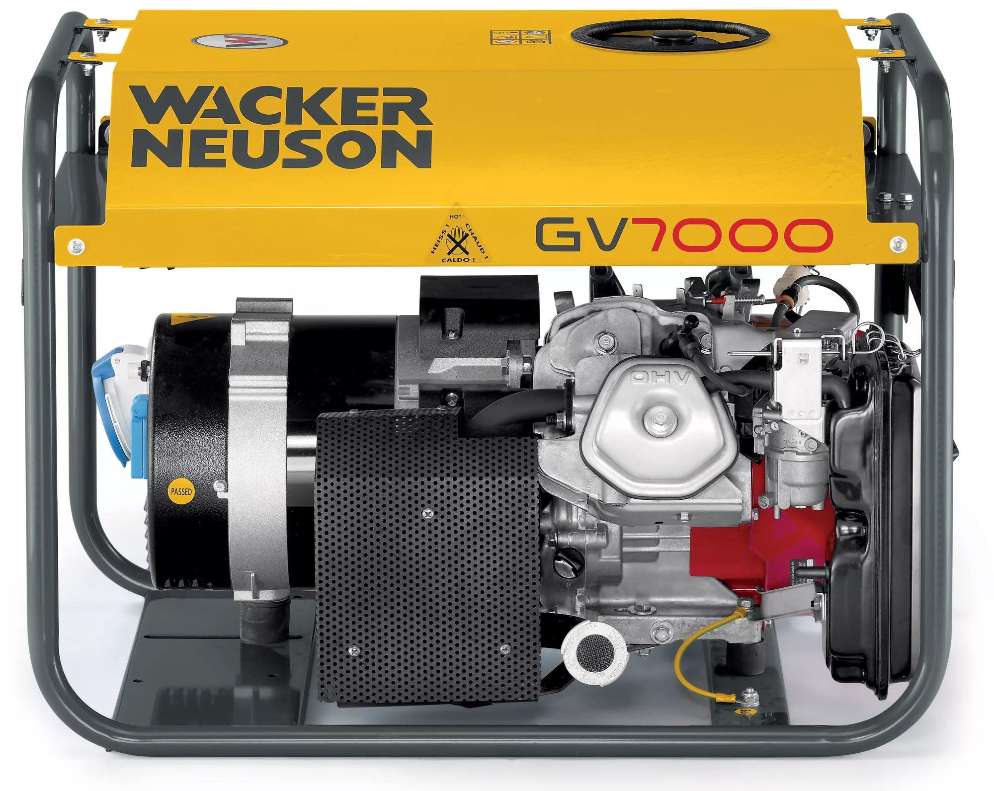 Wacker Neuson 5000009348 GV7000A Generator benzine 5400 Watt
