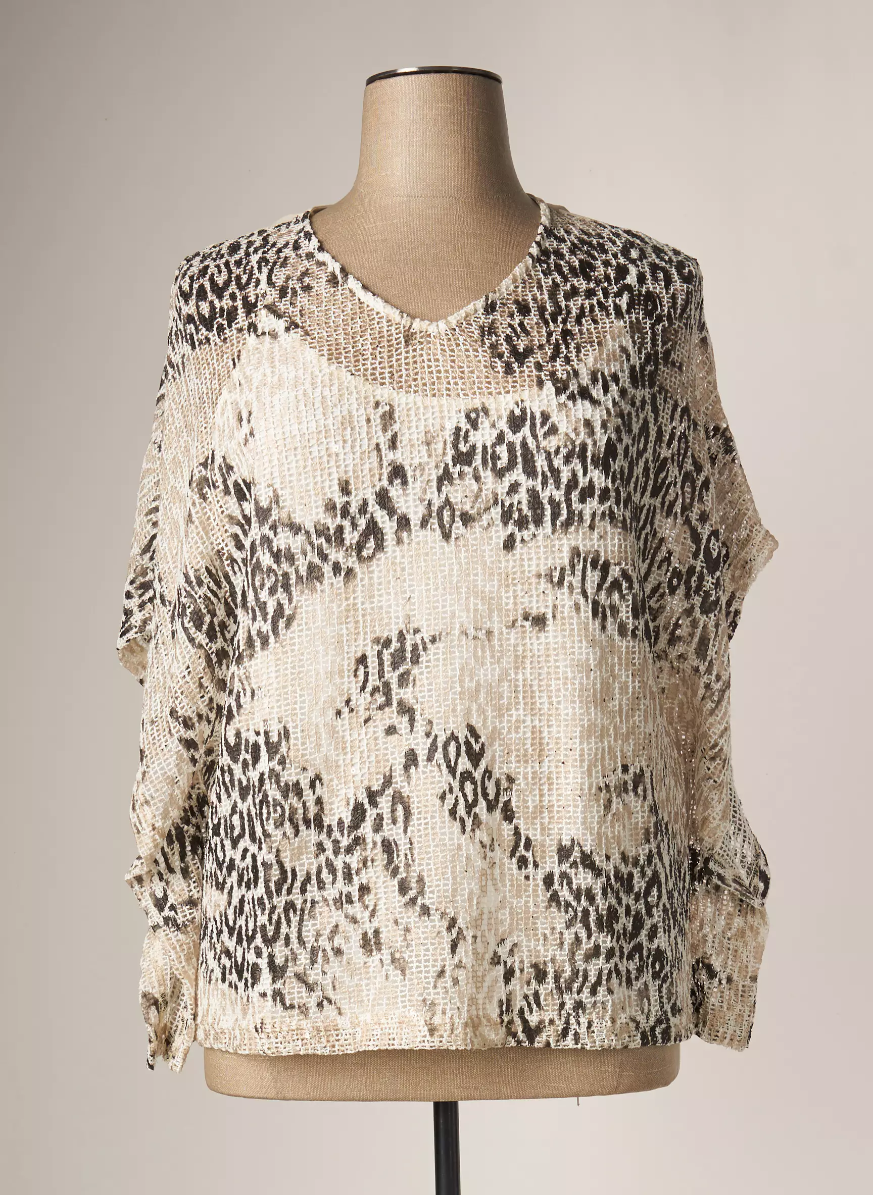 Meri Esca Tops Femme couleur beige
