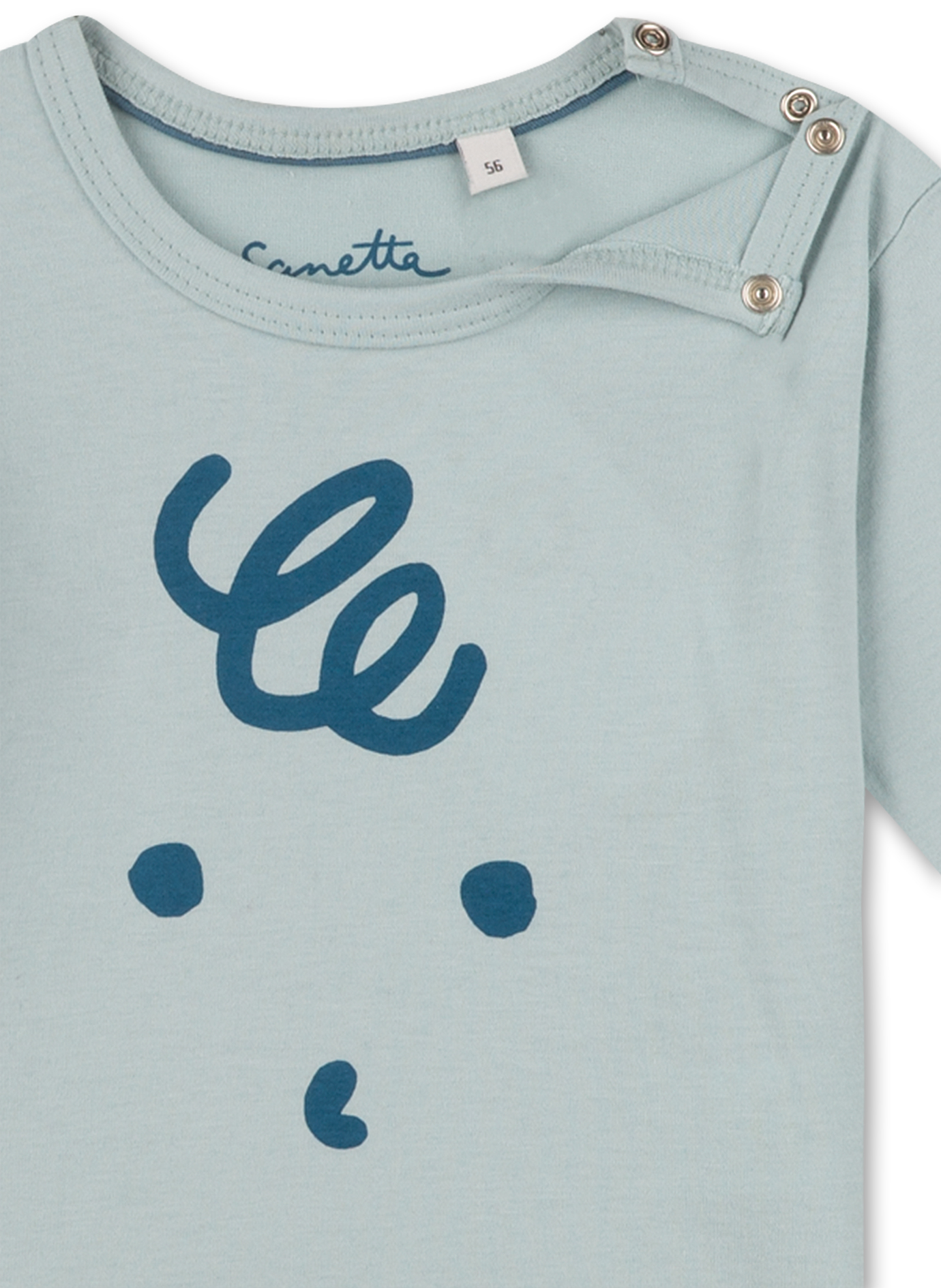 Jungen-Shirt langarm Hellblau