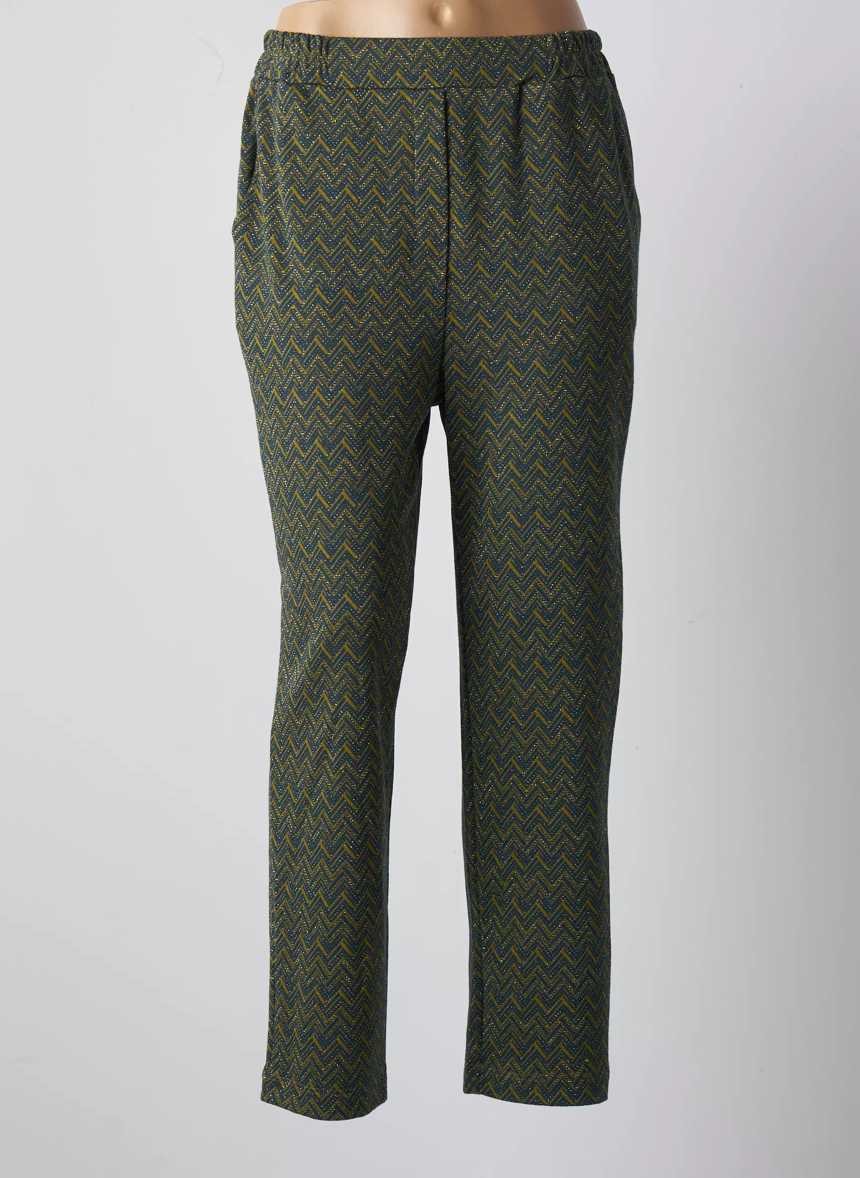 Pako Litto Pantalons Droits Femme couleur bleu