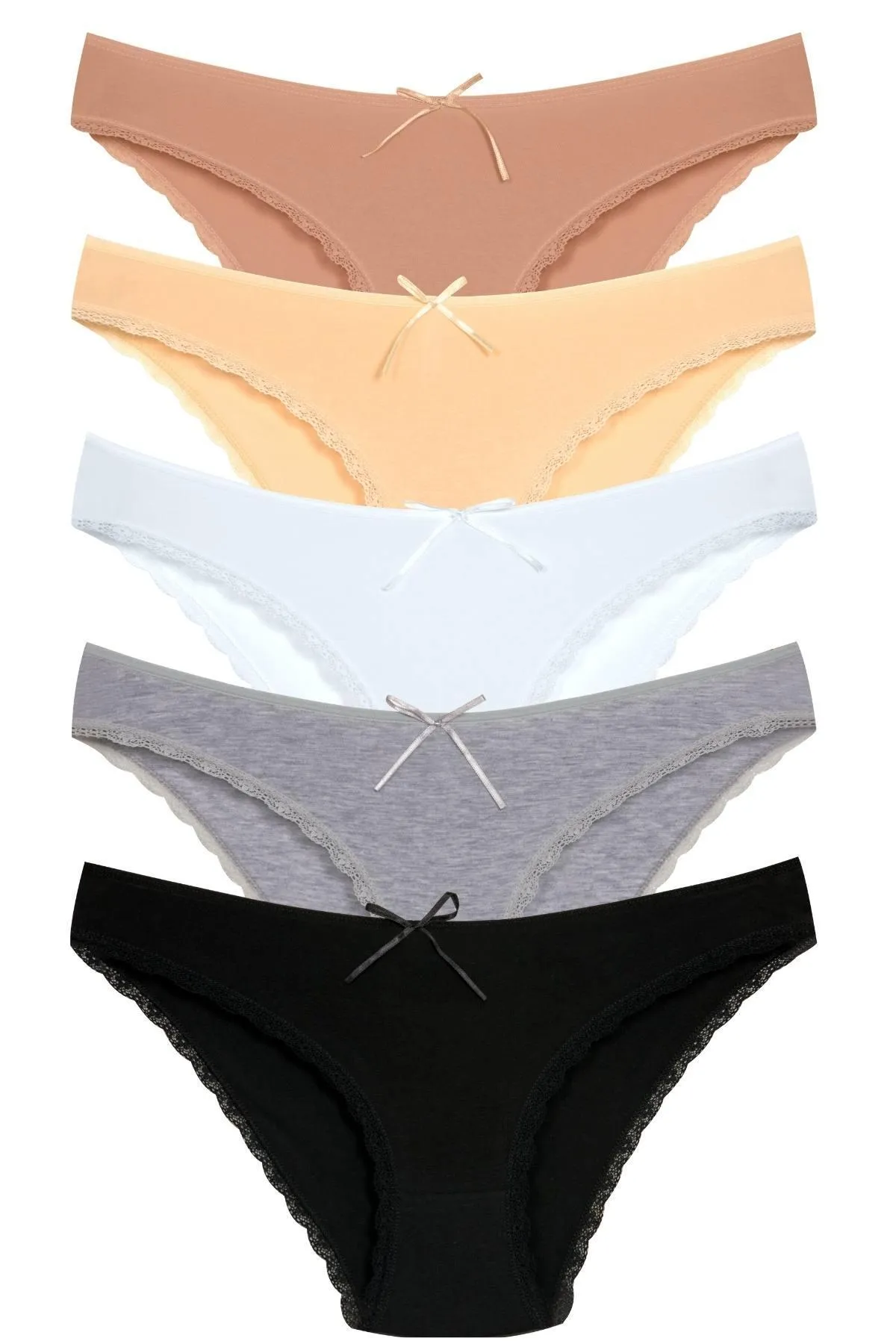 Newlilla  1101 Bikini Damen T. Spitzenhöschen Paket 1101-v7