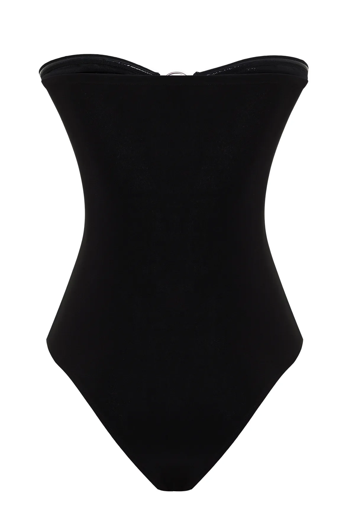 Trendyol Collection  Schwarz-grauer Strick-Glitzer-Accessoire-Body TPRSS23BD00052
