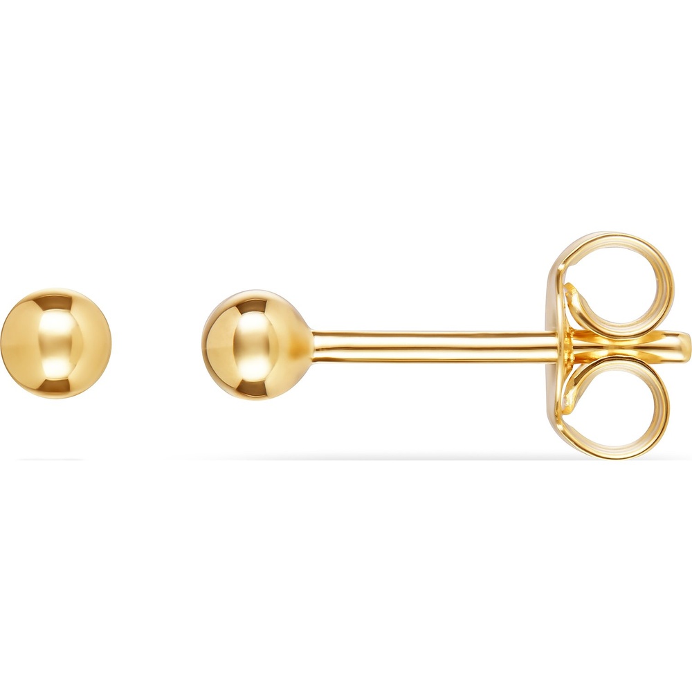 FAVS Boucles d'oreilles à fermoir à poussette 375 Or jaune Boucles d'oreilles