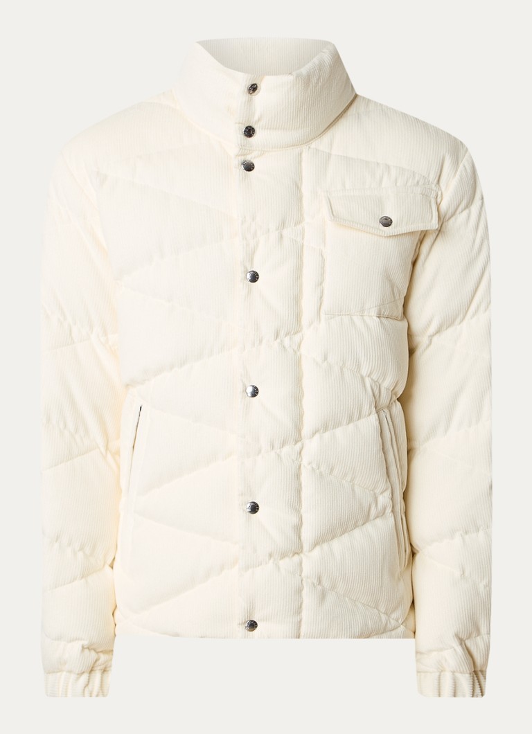 Moncler Puffer jacket made of corduroy with down filling