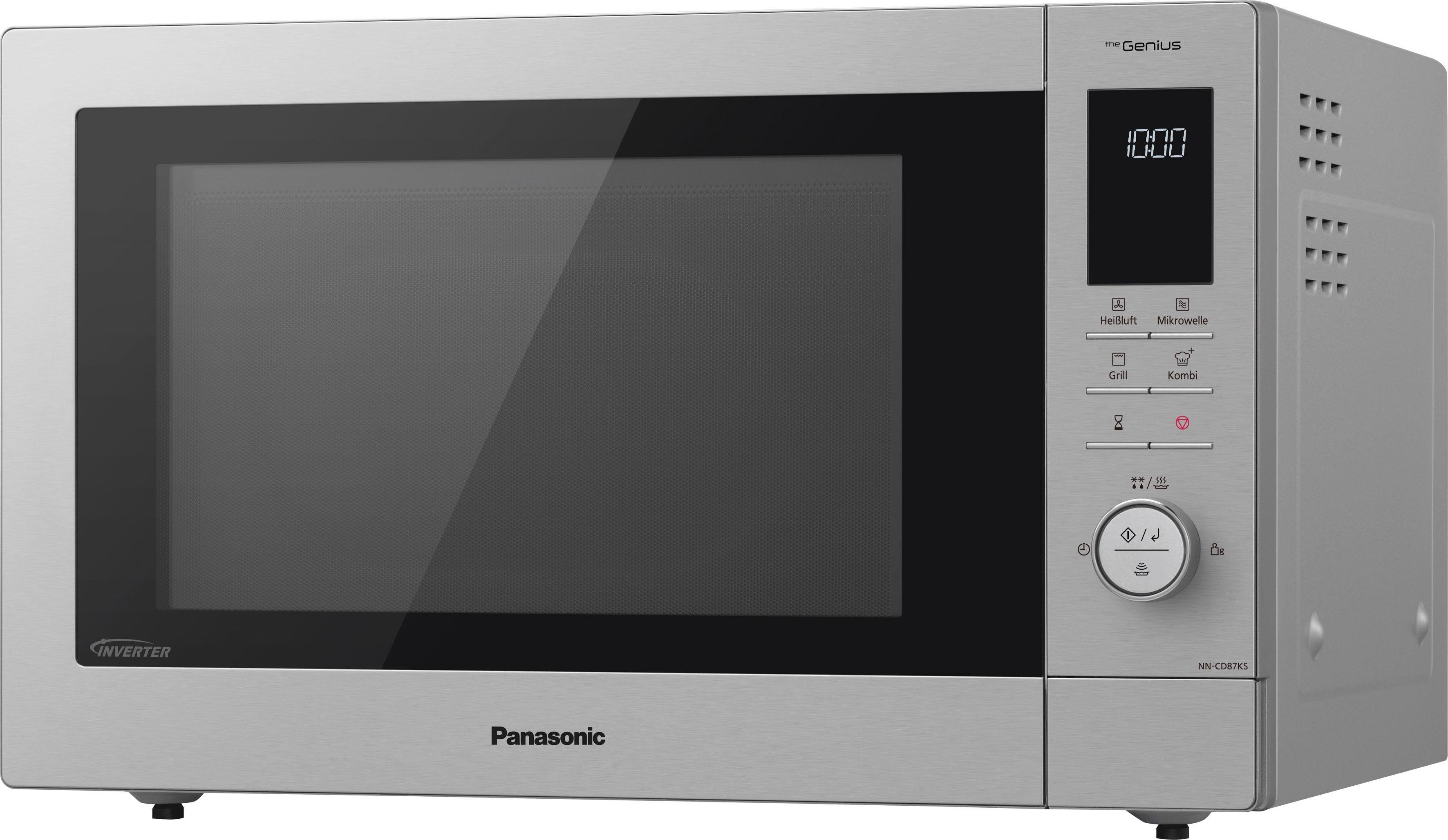 Panasonic Mikrowelle NN-CD87KSGTG, Grill und Heißluft, 34 l