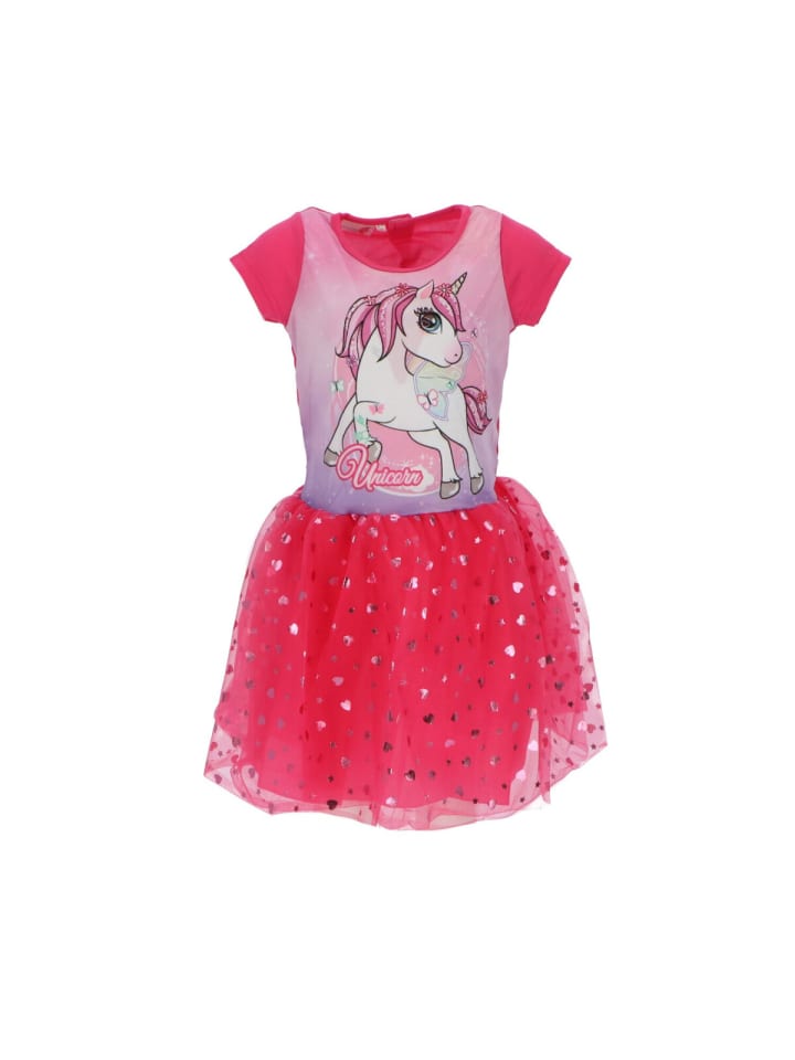 Unicorn Unicorn Kinderkleid – Ideal zwischen 2 und 8 Jahren - 4/5 Jahre in rosa günstig kaufen 5