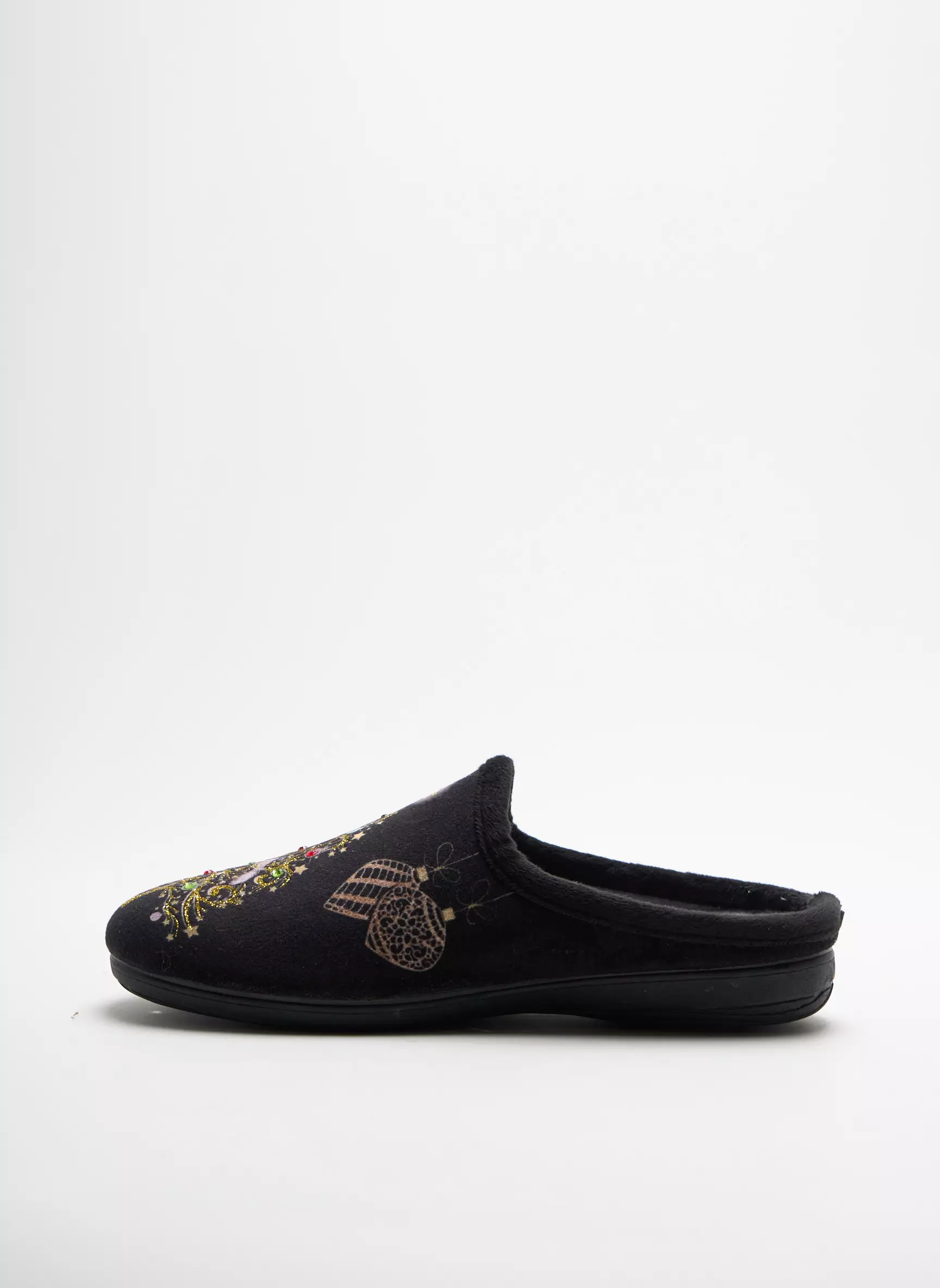 La Maison De L Espadrille Chaussons Femme couleur noir