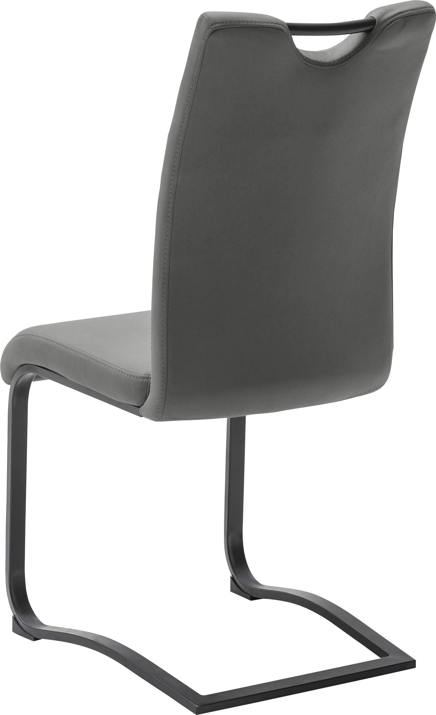 MCA furniture Esszimmerstuhl Zapara, Mikrofaserbezug, belastbar bis 120 kg mit Griffloch