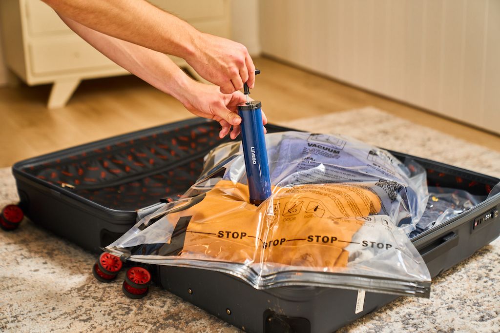 Luvego Vakuumbeutel 20 Stück Inklusive Handpumpe