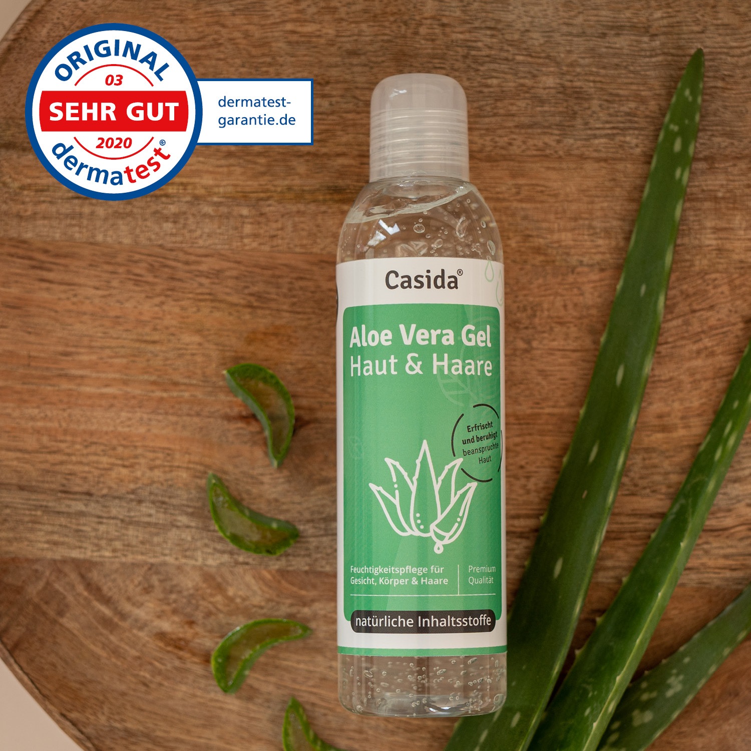 ALOE VERA GEL 99% Pur Haut & Haare