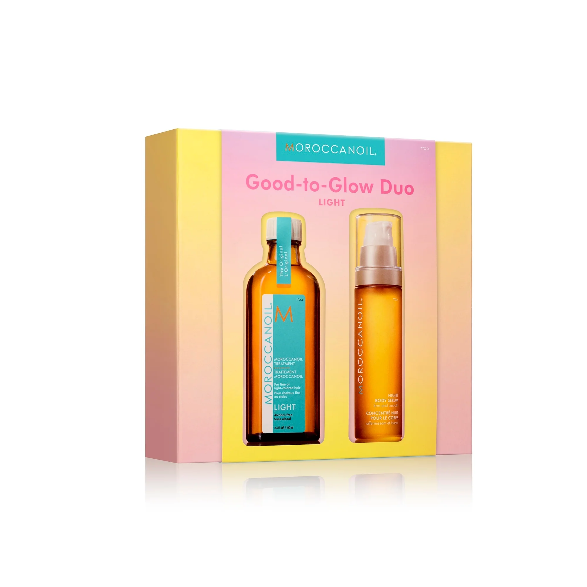 Treatment Good To Glow Duo - Light - Gavesett for hår, nærende gavesett