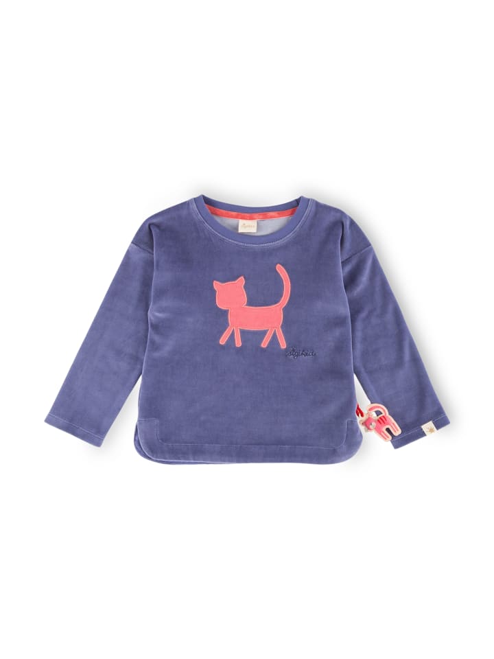 Sigikid Nicki Langarmshirt wild cat in blau günstig kaufen