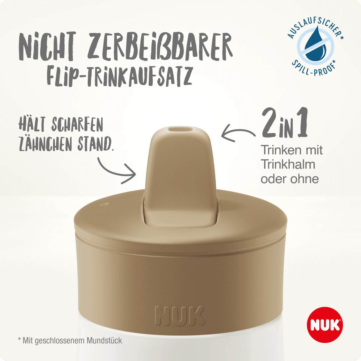 Trinkhalmflasche Mini-Me mint, 450ml, 1 St