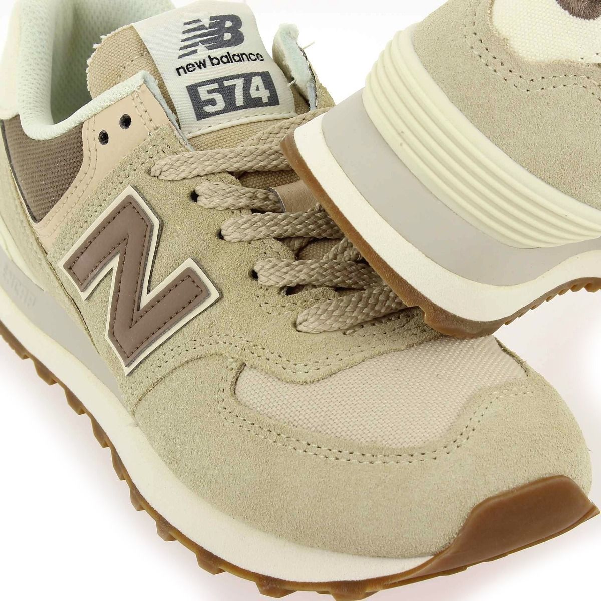 New Balance  WL574NS2 - Beige Marron