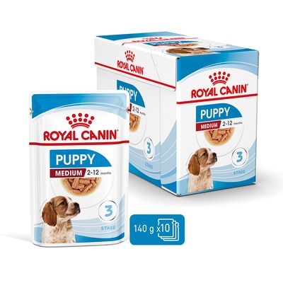 Royal Canin Medium Puppy in Soße