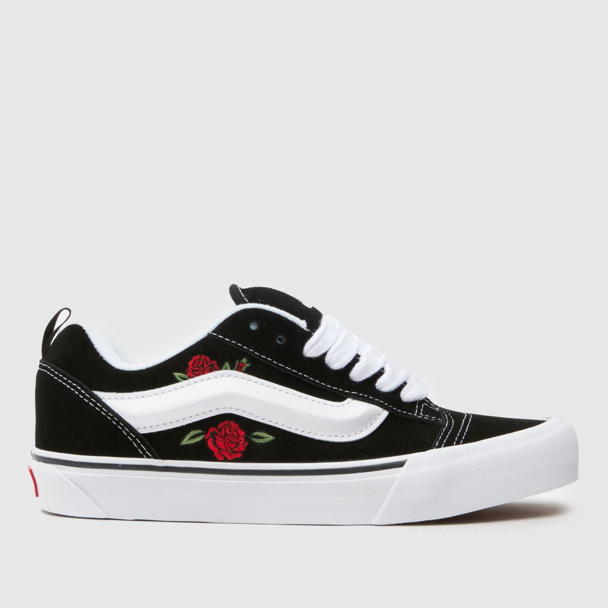 Vans Knu Skool Black Roses tornacipő fekete és piros színben