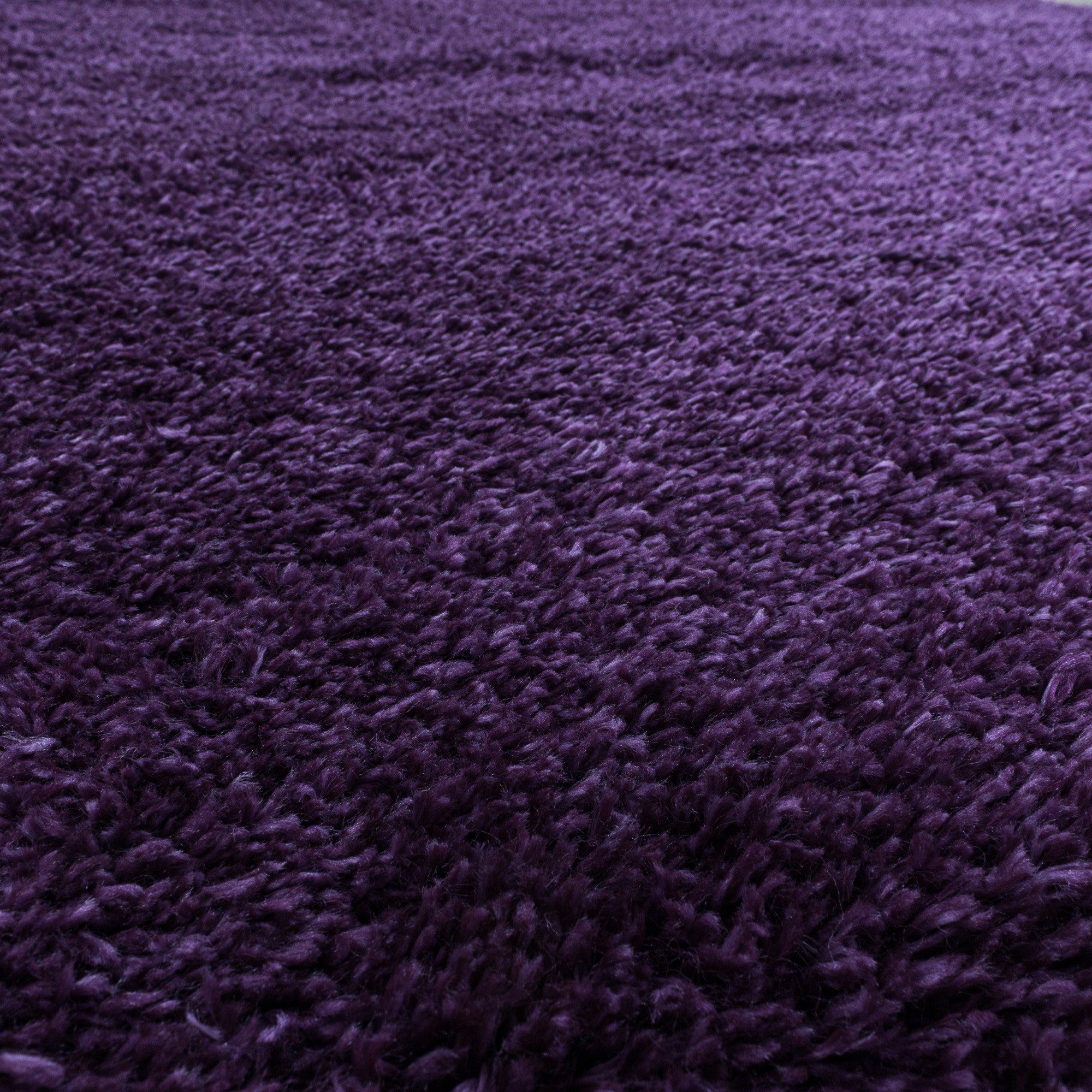 Hochflor-Teppich Teppich Hochflorteppich Shaggy Unifarben kuschelig Wohnzimmer, Miovani, Rechteckig, Höhe: 50 mm