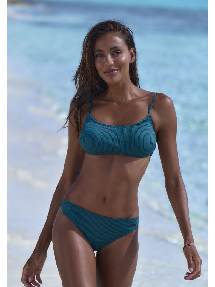 ELBSAND Bustier-Bikini in petrol günstig kaufen