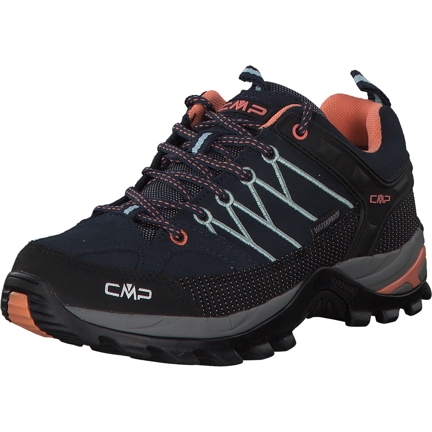 CMP Rigel Low 3Q13246, Trekkingschuhe, Damen, Blau (Blue-Giada)