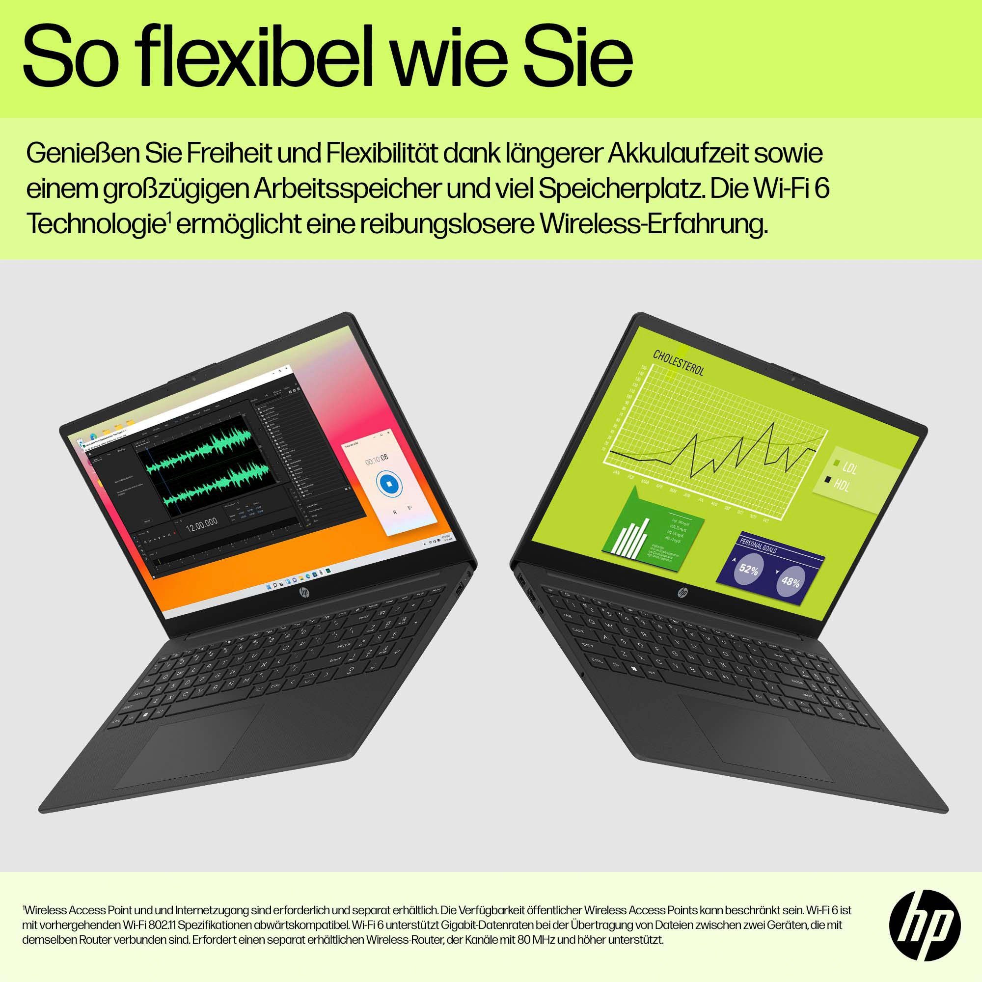 HP 15-fd0055ng Notebook (39,6 cm/15,6 Zoll, Intel Core i5 1335U, Iris Xe Graphics, 512 GB SSD)