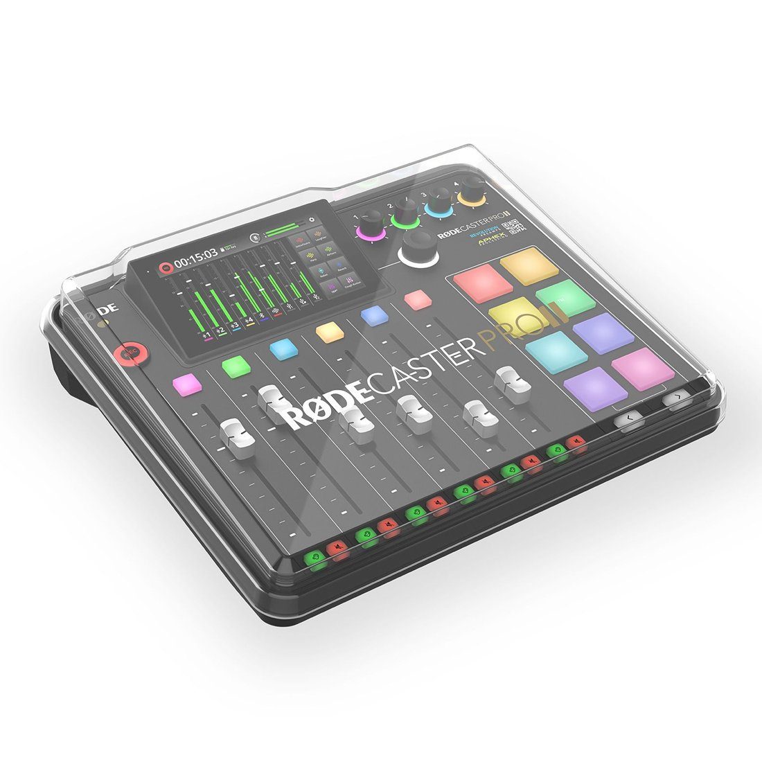 RODE Microphones Mischpult Rode Rodecaster Pro II mit RodeCover 2 mit Tuch