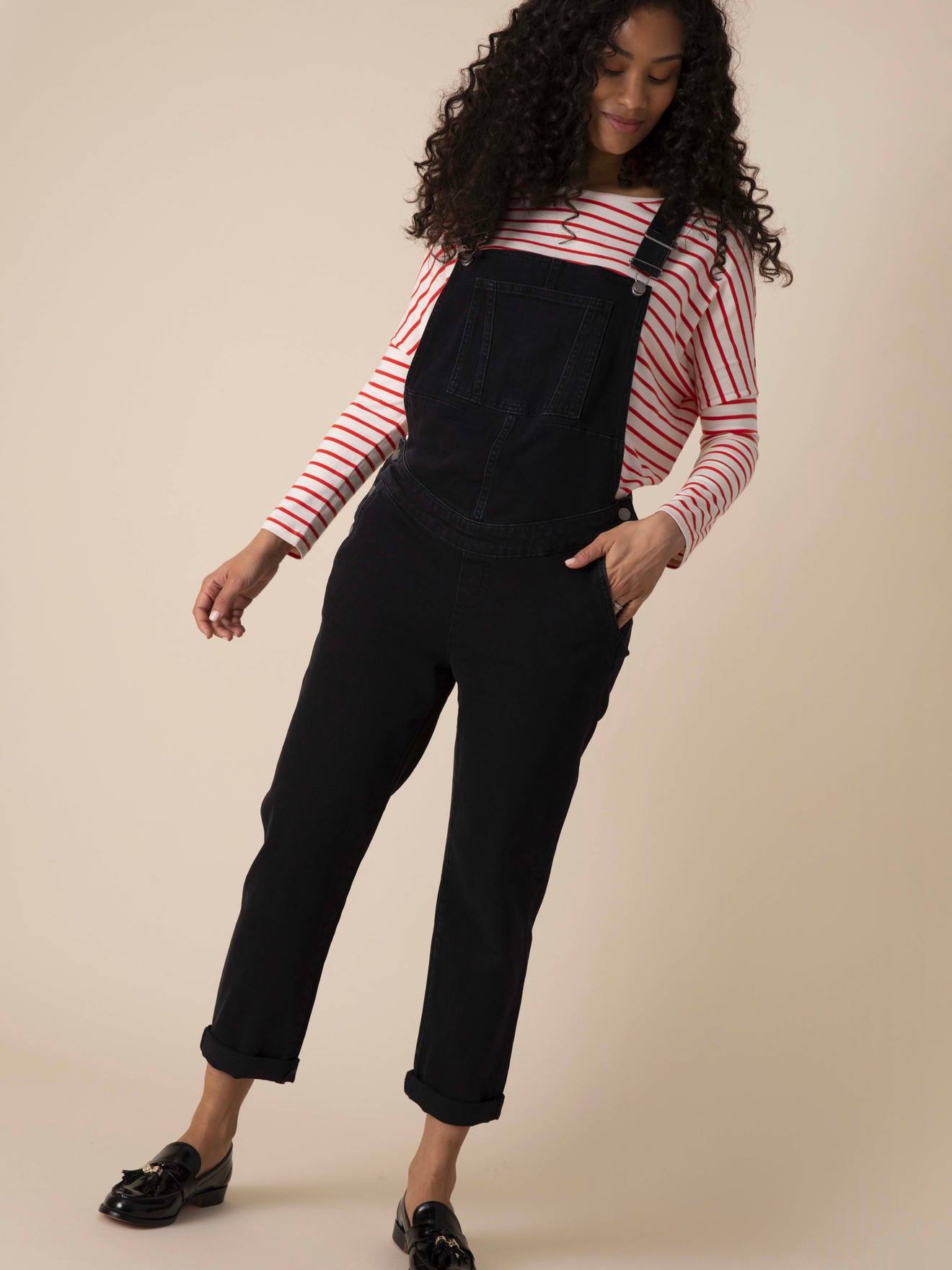 Envie de Fraise Umstands-Latzhose aus Denim MARVIN ENVIE DE FRAISE - schwarz denim