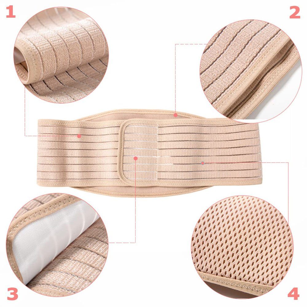 Sarfly Bauchband Bauchband Schwangerschaft Schwangerschaftsgürtel (1-tlg., größenverstellbarer Stützgürtel-Bauchband) für Sport-Bump Support Band