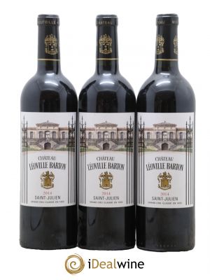 Château Léoville Barton 2ème Grand Cru Classé  2014 - Lot de 3 Bouteilles